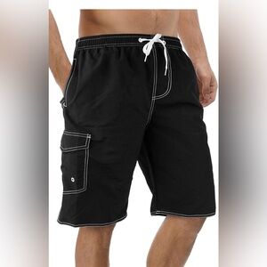 Mens Swimming Trunks Swim Trunks Quick Dry Swim Shorts with Mesh